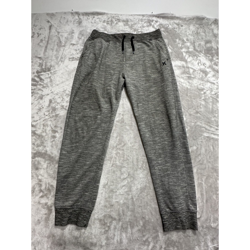 Hurley‎ Sweatpants Joggers Men's Size Small Gray Pockets Drawstring Surf Beach